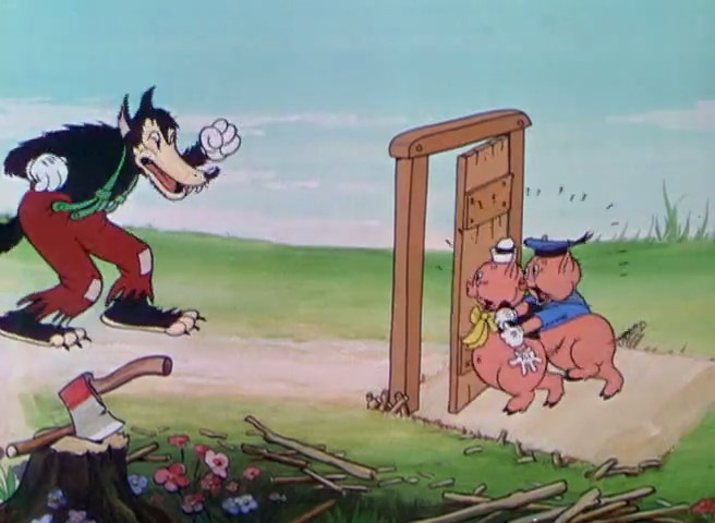 第6届奥斯卡最佳动画短片-三只小猪 Three Little Pigs-一个博客